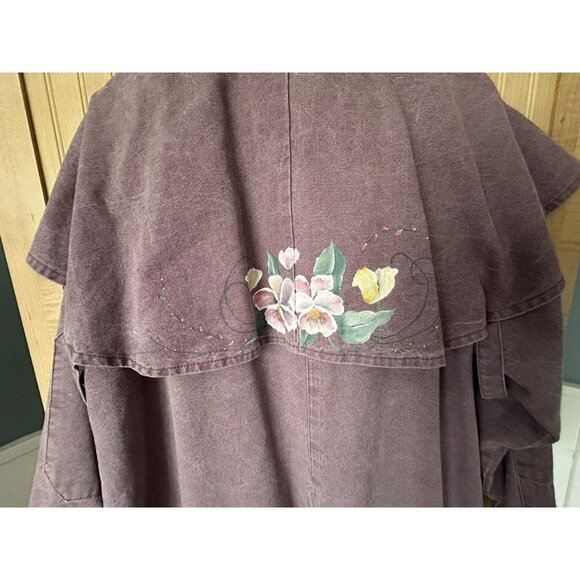 Vintage The Australian Outback Collection Canvas Cotton Duster Coat Jacket SZ L - Picture 4 of 15